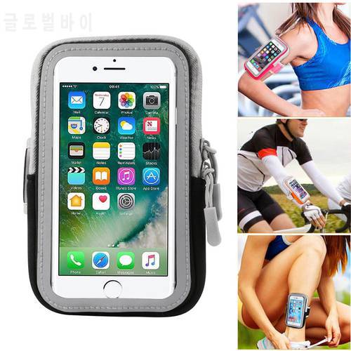 Sport Phone Holder Case For iphone 6 7 8 plus XS XR Huawei Samsung Universal Cell Phone Armband Hand Running Bag Phone Pouch