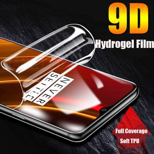 Soft TPU Full Cover Screen Protector For OnePlus 7T 8 9 Pro Protective Hydrogel Film For OnePlus 9 Nord N100 8T 8 6T 5T 3T 6 5