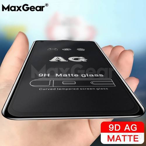 Matte Frosted Tempered Glass For Huawei P10 Plus P20 P30 Pro Lite Nova 3 3i 2i 4 4E Anti-Fingerprint 9D Screen Protector Film