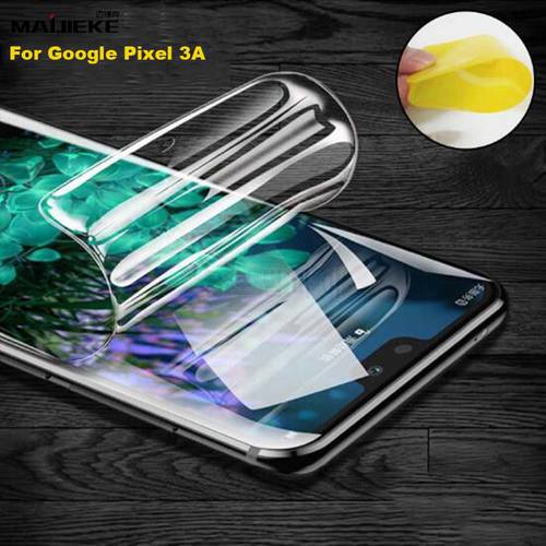 Front Hydrogel Film For Google Pixel 5 4A 4 XL 3A XL 3XL 3 2XL 2 Full Cover TPU nano Explosion-proof Front Screen Protector film