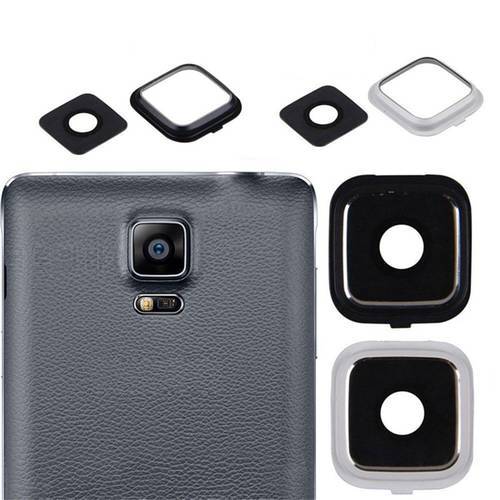 Free shipping Camera Frame Cover Holder Glass Lens Replacement For Samsung Galaxy Note 4 N910