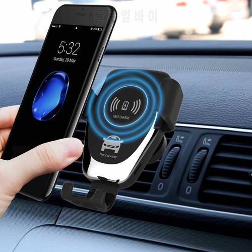 10W Fast Wireless Car Charger Stand For iPhone 12 12Pro 11 11Pro Car Wireless Chargers For Samsung S20 S10 Car Charging Holder