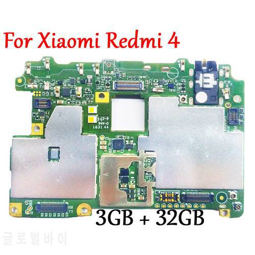 Tested Full Work Original Unlock Motherboard For Xiaomi Hongmi Redmi4 Redmi 4 Pro 3GB+32GB Logic Circuit Board Plate