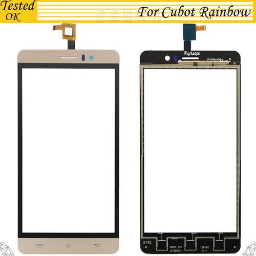 5.0 inch Touchscreen For Cubot Rainbow Touch Screen Digitizer Sensor Front Glass Touch Panel Lens Replacement
