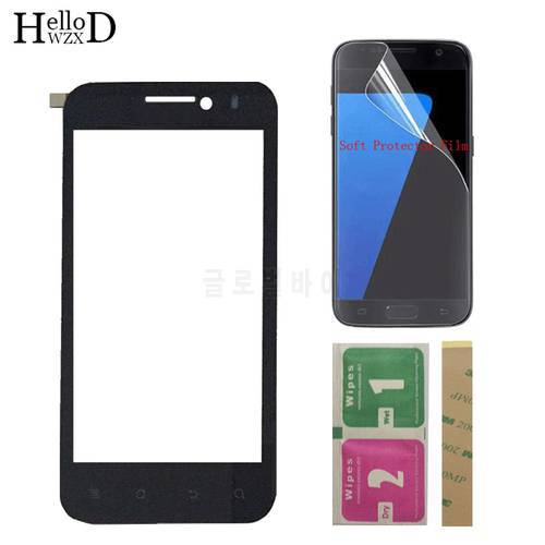 Mobile Touch Screen TouchScreen For Huawei Honor U8860 Touch Glass Front Glass Digitizer Panel Lens Sensor + Protector Film