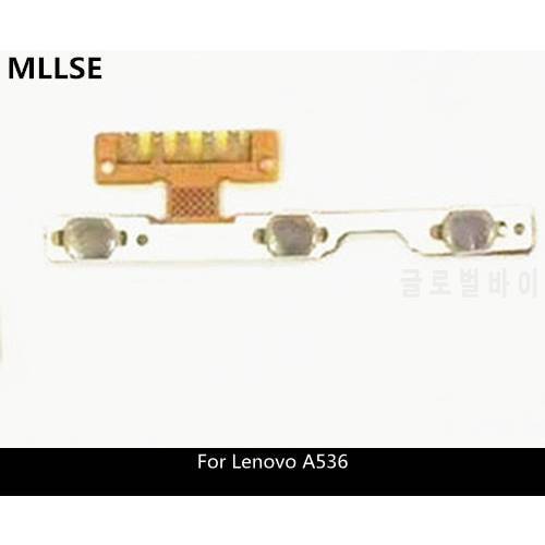 For Lenovo A536 Power On/Off Button Side Volume Key Flex Cable for Lenovo A536 Switch Cell Phone