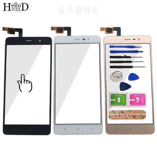 5.5&39&39 Mobile Touch Screen Sensor Front Glass For Xiaomi Redmi Note 3 Pro SE Touch Screen Digitizer Panel Adhesive