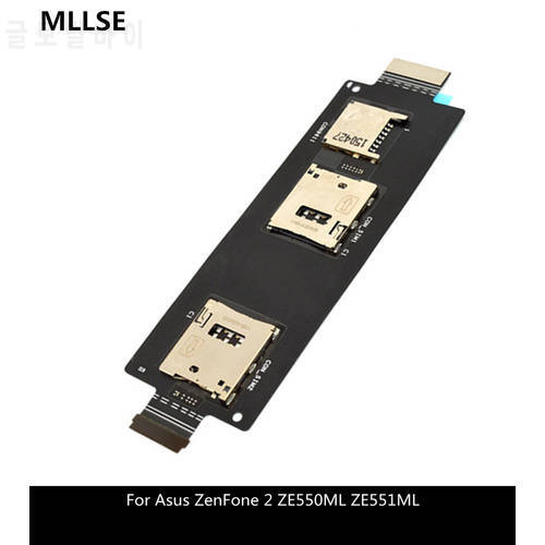 Repair Parts For ASUS ZenFone 2 5.5 Inch ZE551ML ZE550ML SIM Card Reader Holder Connector Slot Flex Cable