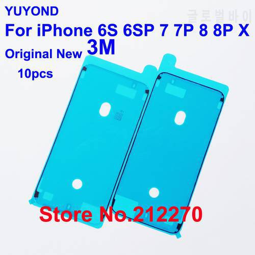 YUYOND Original New 3M Waterproof Adhesive Sticker For iPhone 8 8 Plus X 7 Plus 7 6S Plus 6S 6 Plus 6 LCD Screen Frame Adhesive