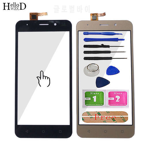 Touch Sensor Touchscreen Glass For Vertex Impress Luck Touch Panel Assembly Lens Sensor Front Glass Tape Tools Mobile Phone