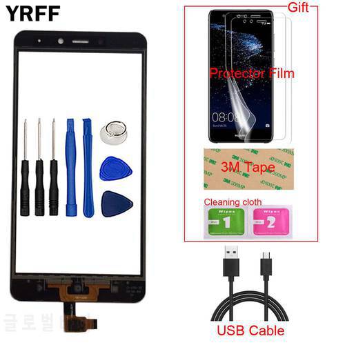 Mobile Touch Screen Front Glass Digitizer Panel For Xiaomi Redmi Note 4 MTK Helio X20 Touch Screen Tools Gift