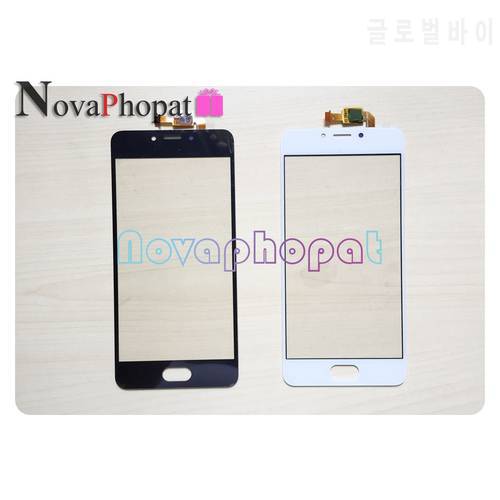 Novaphopat Black/White Sensor For Meizu M5C / Meilan 5C / M5s M5 S / M3 note L681h M681h Touch Screen Digitizer Glass Panel