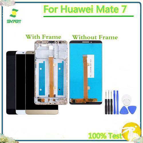 AAA Quality For Huawei Mate 7 MT7-L09 MT7-CL00 LCD Dispay LCD Screen Touch Screen Digitizer Assembly For Huawei Mate 7