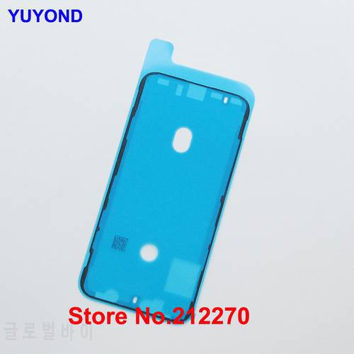 YUYOND Original New Waterproof Adhesive Sticker For iPhone XS Front Housing Frame Pre-Cut Replacement Parts Black 100pcs/lot