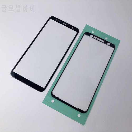 Housing Glass Touch For Samsung Galaxy J4 Plus 2018 J415/J6 Plus 2018 J610 Display Front Glass Touch Screen Sensor+Adhesive