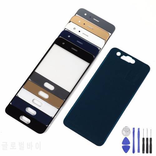 For Huawei Honor 9 LCD Display Front Glass Touch Screen Sensor Panel+Adhesive