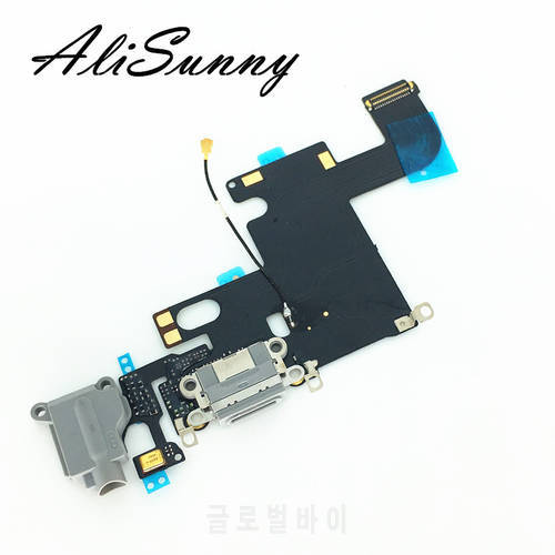 AliSunny 20pcs Charging Port Flex Cable for iPhone 6 6G 4.7 6P Plus 6Plus USB Dock Charger Headphone Audio Jack Repair Parts