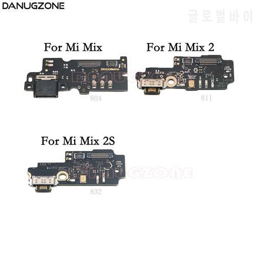 USB Charging Port Dock Plug Jack Connector Charge Board Flex Cable With Microphone For Xiaomi Mi Mix 2 2S