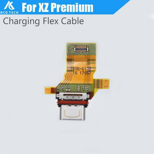 Aocarmo USB Connector Type-C Charger Charging Port Dock Flex Cable For Sony Xperia XZ Premium XZP G8142 G8141 Fast Shipping