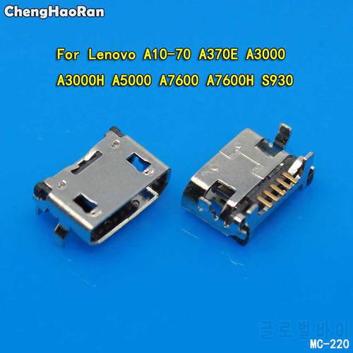 ChengHaoRan Micro USB Port Jack Connector for Lenovo A10-70 A370E A3000 A3000H A5000 A7600 A7600H S930 Data Sync Charging Socket