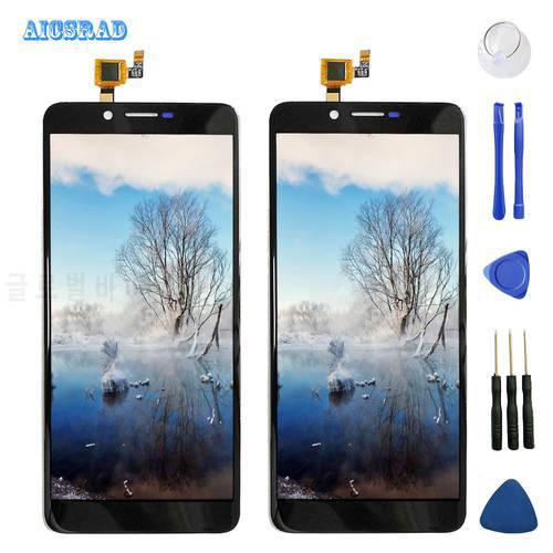 AICSRAD For LCD Doogee X60L Display And Touch Screen Assembly Repair Parts 5.5 Inch Replacement +Tools original For X 60 l 60L