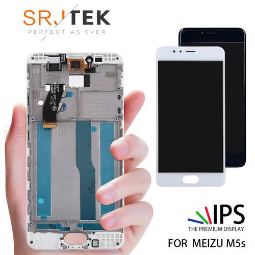 100% Tested 5.2 inch 1280x720 For Meizu M5S Meilan 5S LCD Display Touch Screen Digitizer Assembly Replacement Parts M612H M612M