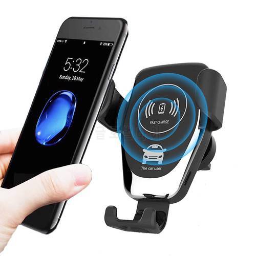 KEPHE 10W Car Fast Wireless Charger For iPhone 8 Plus XR XS Max X Qi Fast Wireless Car Charger For Samsung Galaxy S10 Plus S10