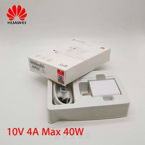 Original Huawei Supercharge charger Mate 20 pro RS P20 P30 pro super charging 10V 4A 40W Adapter Honor Magic 2 view 20