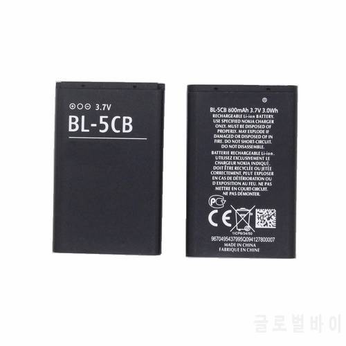 1x BL-5CB BL5CB 800mAh Replacement Battery For Nokia 1616 1800 c1-02 1280 E60 3600 3660 6620 6108 3108 2135 6086 6108 6230