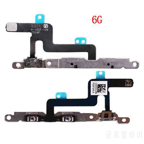1pcs For iPhone 6 6G 6S Plus Power Volume With Metal Control Button Mute Lock Switch Ribbon Cable Flex Repair Part