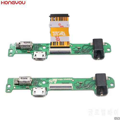 USB Charging Dock Socket Connector Charge Board Flex Cable With Headphone Audio Jack For Huawei Mediapad 10 Link S10-201L/U/W