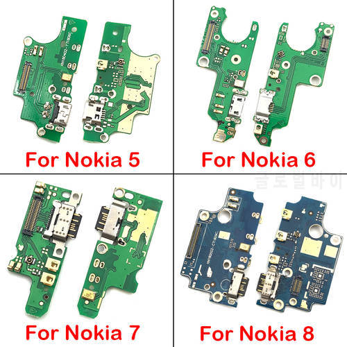 Dock Connector For Nokia 1 2 3 5 6 7 8 X5 X6 X7 USB Power Charging Connector Plug Dock Port Flex Cable Board Replacement Parts