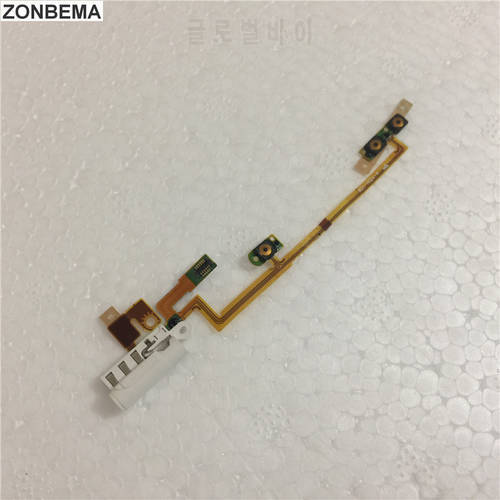 ZONBEMA Original New Power Volumn Audio Jack Flex Cable For iPod Nano 6 7 6th 7th Gen White Repair Parts Wholesale
