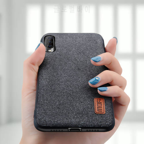 For Xiaomi Mi9 Case Cover MOFi For Mi 9 Back Fabric Silicone Case For Xiaomi Mi 9 SE Soft Full Cover mi9 Business Frosted Case
