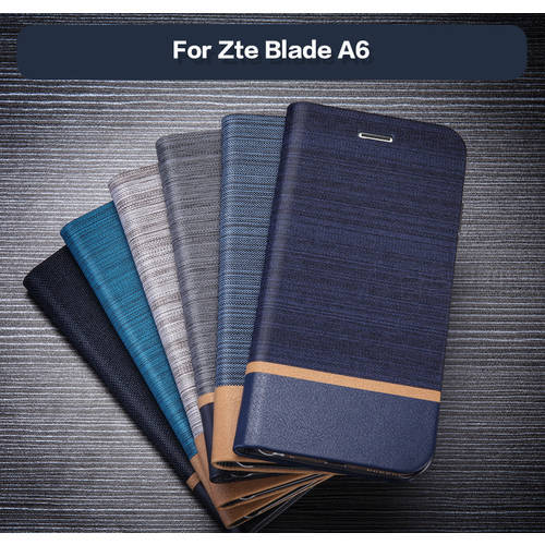 Business Pu Leather Case For ZTE Blade A6 Flip Case Soft Tpu Silicone Back Cover For ZTE Blade A6 Lite Card Slot Book Case