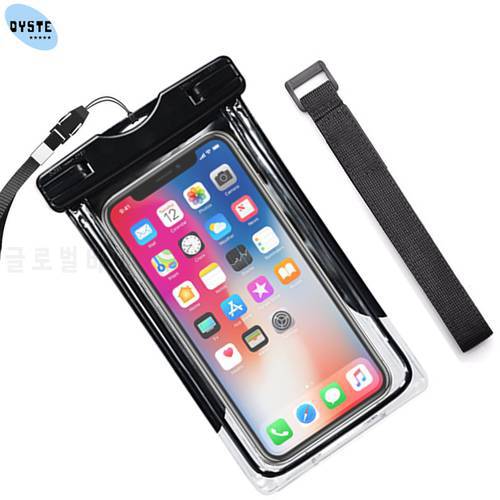 Waterproof Under Water Camera Cover Phone Case For Sumsung iPhone Huawei Honor Xiaomi Redmi Luminous Bag Coque Dry Lanyard Pouch