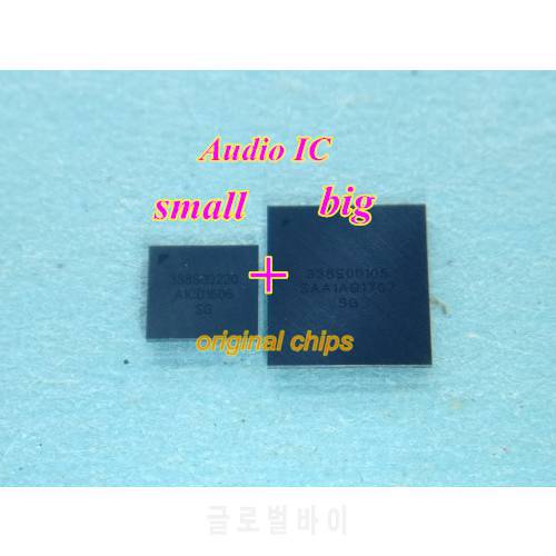 2pair(4pcs) for iphone 6S 6Splus 7 7plus small audio codec ic chip 338S00220+ big main audio codec ic 338S00105