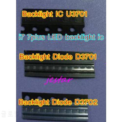 5sets(15pcs) Backlight IC Chip U3701 + D3701 D3702 For iphone 7 7plus 7 plus Dim no LED backlight fix kit