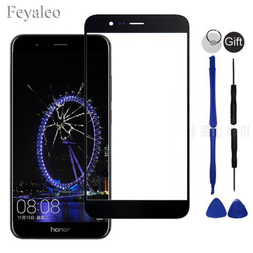 V9 Front Panel For Huawei Honor 9 8 Pro Touch Screen Sensor Honor 9 LCD Display Digitizer Glass Cover Touchscreen TP Replacement