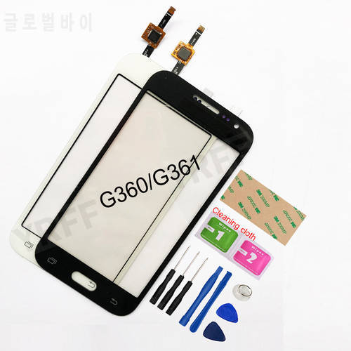 4.5&39&39 For Samsung Galaxy DUOS Core Prime G360 G360H G3608 G361 G361H G361F Touch Screen Digitizer Sensor Touch Glass Lens Panel