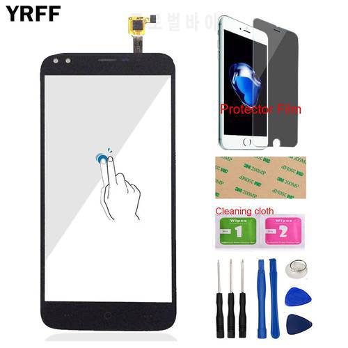 YRFF 5.5&39&39 Mobile Phone Touch Glass For Doogee X30 Touch Screen Digitizer Panel Glass Tools + Free Protecotr Film + Adhesive