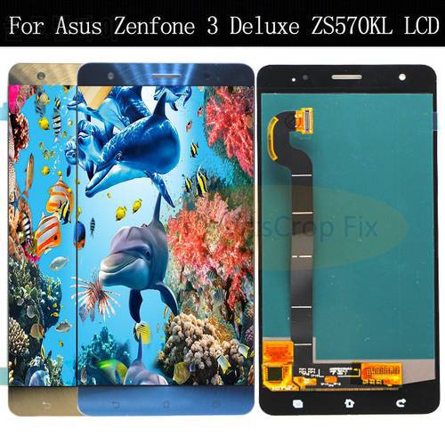For ASUS Zenfone 3 Deluxe Z016S Z016D ZS570KL LCD Display Touch Screen Digitizer Assembly 5.7