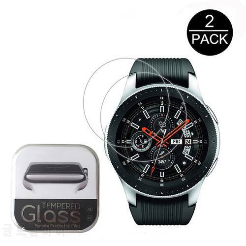2PACK 0.3mm 2.5D 9H Clear Tempered Glass Screen Protector For Samsung Galaxy Watch 42mm 46mm Smart Watch Film Scratch Resistant