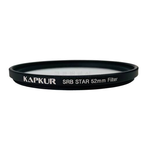 Kapkur 52mm filter , 6 lines Star light filter for Kapkur anamorphic lens and other kapkur lens