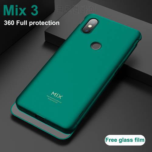 Slim thin Electroplated hard shell for Xiaomi Mi Mix 3 Case Hard green back Cover for Xiaomi mi mix 3 MIX3 cases phone coque