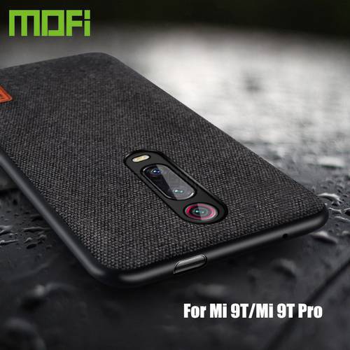 For Xiaomi Mi 9T Pro Case MOFi For Xiaomi Mi 9T Case Cover Protective Fabric Cloth Silicone Back Capas Global Mi9TPro Case