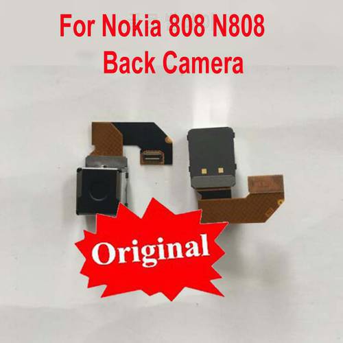 100% Original Best Rear Back Camera For Nokia 808 N808 Big Main Camera Module flex cable 4100W Pixel 41MP Phone Replacement