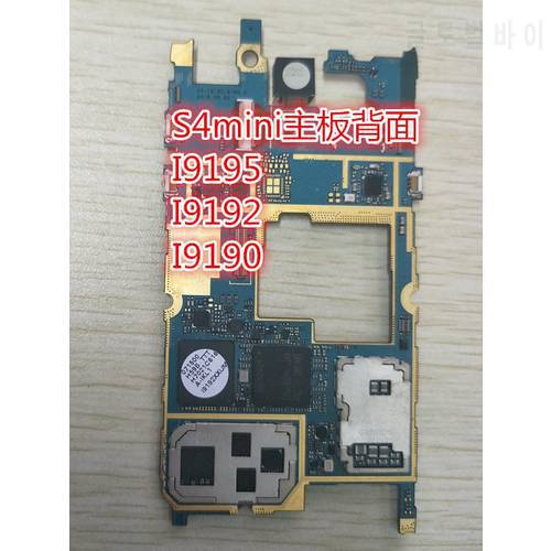 Tested Unlocked With Chips Mainboard PCB For Samsung Galaxy S4 mini i9195 3G LTE Motherboard Flex Cable Logic Boards