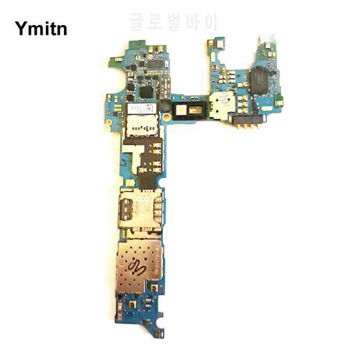 Ymitn unlocked with chips Mainboard For Samsung Galaxy note4 note 4 n910F LTE Motherboard Flex cable Europe version Logic Boards