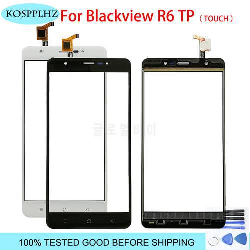BLACK white 5.5 inch front outer glass For blackview R6 Touch Screen Touch Panel Lens Replacement BLACKVIEW R6 phone + Tools